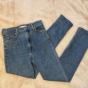 Citizens of Humanity Jeans Wilfred Clea Super High Rise Slim Med Wash Denim 4 27